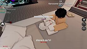 I let myself get fucked and filled up by a horny man on a roblox condo game