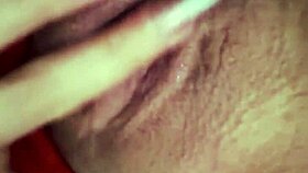 Latina amateur bunny masturbates her wet pussy solo