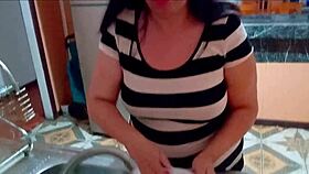 Rough Anal Fuck With Friend While Doing Dishes