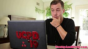 Wow, The Busty Squirting Babe Sucks And Pounds The Cock Intensely!