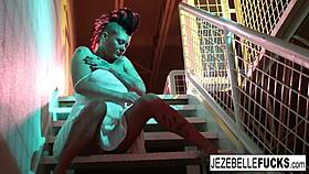 milf jezebelle bond poses in lingerie