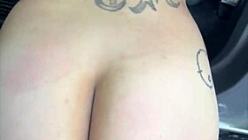 big booty streetwalker fucks cowgirl in public