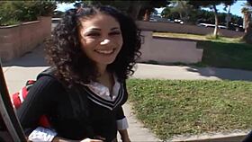 Summer Bailey's curly-haired latina adventure: tricked into pickup fucking 😈