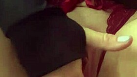 solo milf with big clit cums using big dildo