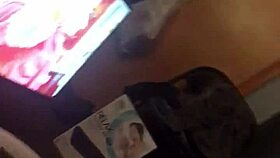 Redhead sucking big black cock, draining every last drop