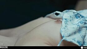 oh wow, my ai girlfriend alice ross got freeze fucked and filled with cum in her pussy!