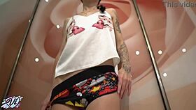 Skinny Babe Plays Narrow Pussy