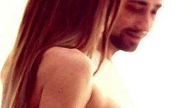 Beautiful babe endures anal pounding and pussy cumshot