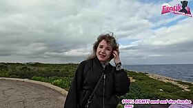 German Guy Picks Up Tourist Slut On Mallorca Beach For Wild Outdoor Fuck!