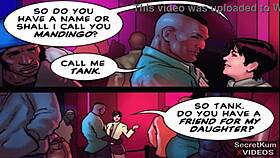 Angry wife caught lipstick on dick