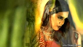 Sensual delights from sweet Indian MILF in teasing striptease