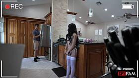 guy catches cam slut streaming wet pussy