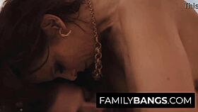 Young man helps mature woman with personal needs