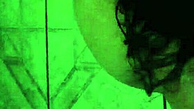 The slutty prostitute gives a blowjob.