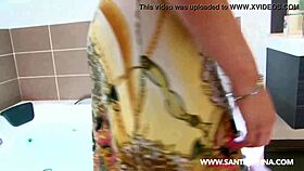 Busty Latina rides massive cock suggestively