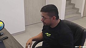 i fuck my boss's hot employee behind his back, it was so intense and passionate