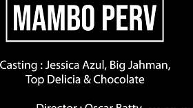 Jessica Azul's Hourglass Body Gets Double Anal Fucked by Three Men with Monster Cocks