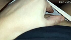 Look At Her In That Short Skirt Decorating The Tree While I Masturbate!