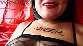 she casually pumped her shaved pussy until it swelled up