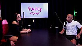 Watch as the black guy says, 'Suck my big cock, you delicious slut' on sheer red