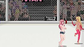 Princess Vivian Vs Paris In Ring Fight!