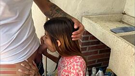 Does the horny girl want me to fuck her while washing clothes?