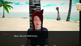 Playing games with new friends at home