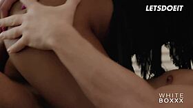 i was tied up n fucked passionatly by my horny boyfrend, he shot his cum on my ass