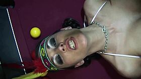 Anal gangbang bar sexparty turns into a rough, passionate orgy with wet pussies and big tits banging.