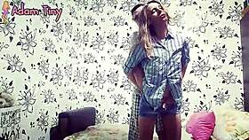 amateur wife teases then rides wildly