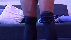 Feeling the Intense Pleasure of Sexy Ass Riding on Dildo