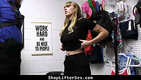 thief babe caught shoplifting shoes from the clothing department - shopliftersex