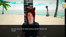 Playing games with new friends at home