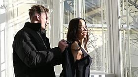 Lia Lin enjoys intense first date fucking with her customer!