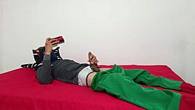 Latina amateurs fuck intensely alone at home in lingerie