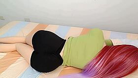 my hot volleyball babe wears sexy thongs every morning