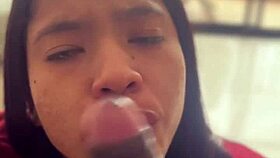 Amateur Couple Enjoys Neighbor's Huge Cock Deeply