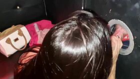 Intense Glory Hole Action In Swingers Orgy