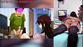 reacting to hentai blowjob videos