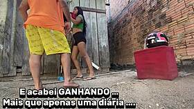 Outdoor Blowjob During Chores