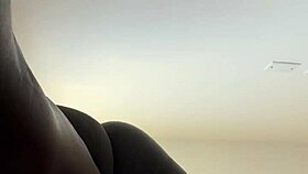 I fight my stepbrothers cock while on video call with boyfriend