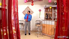 German woman secretly films intimate moments in classic vintage style