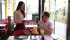Lia Lin enjoys intense first date fucking with her customer!