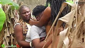 Intense Outdoor Fucking With Ebony Ladies