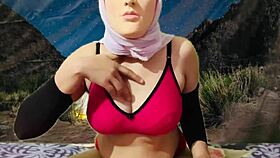 nude video of asian babe while camping at night