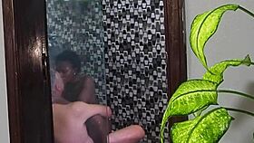 morning shower sex is the best she makes me eat her pussy after i cummed in her