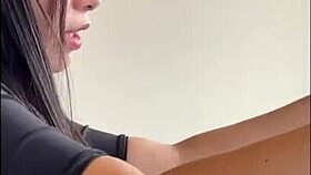 video of energetic girl dieting hard in hotel