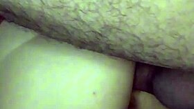Latina brunette slut's first anal fuck standing up leaves her ass dripping with milk