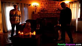 Dark emo girl and friend in fantasy orgy