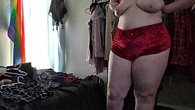 Watch Me Try On Clothes And Tease With My Packer!